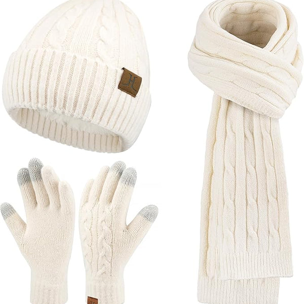 Set Invernale Cappello+ Guanti + Sciarpa