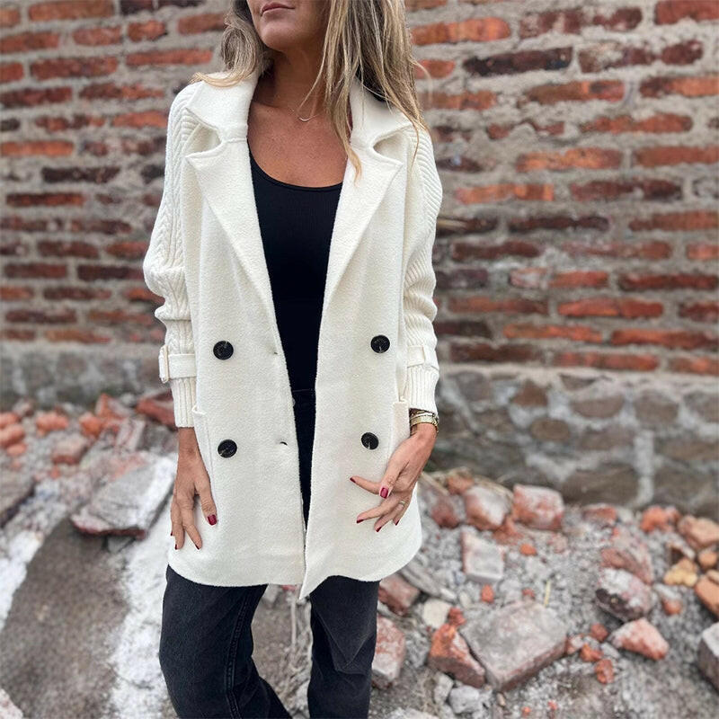Cappotto/Maglione Elegante Mezzo Taglio
